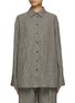 Main View - Click To Enlarge - TOVE - Salome Textured Linen Shirt