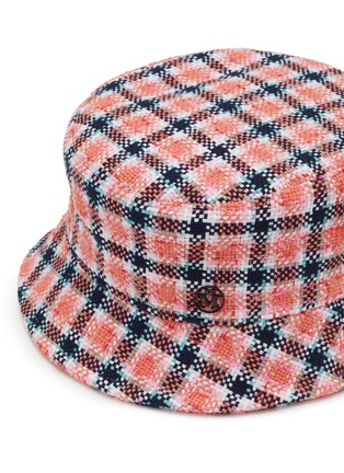 Detail View - Click To Enlarge - MAISON MICHEL - Axel Logo Plaque Bucket Hat