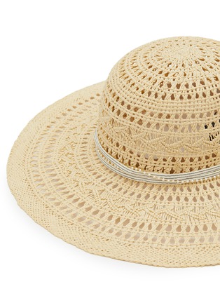 Detail View - Click To Enlarge - MAISON MICHEL - Blanche Straw Hat