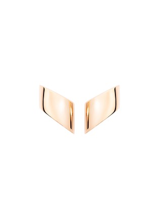 Main View - Click To Enlarge - VHERNIER - Vague 18K Rose Gold Midi Earclips