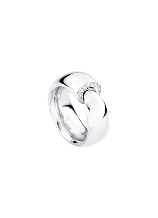 Main View - Click To Enlarge - VHERNIER - Calla 18K White Gold Midi Ring — Size 52