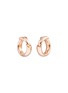 Main View - Click To Enlarge - VHERNIER - Calla 18K Rose Gold Midi Earrings