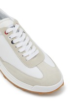 THOM BROWNE | Suede Panel Low Top Lace Up Sneakers | Men