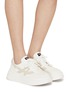 Figure View - Click To Enlarge - ASH - Intense Leather Platform Sneakers