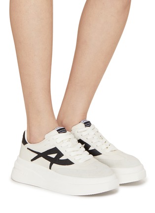 Figure View - Click To Enlarge - ASH - Instant Leather Platform Sneakers