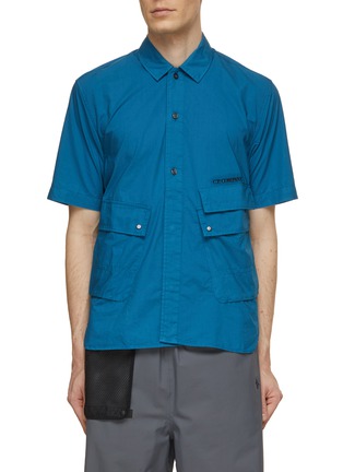 Main View - Click To Enlarge - C.P. COMPANY - Flap Pocket Button Up Shirt