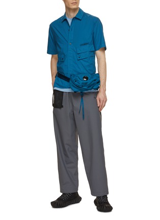 Figure View - Click To Enlarge - C.P. COMPANY - Flap Pocket Button Up Shirt