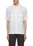 Main View - Click To Enlarge - C.P. COMPANY - Linen Button Up Shirt
