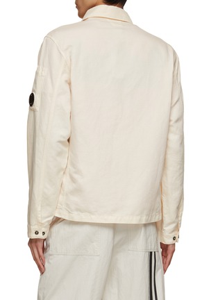 Back View - Click To Enlarge - C.P. COMPANY - Logo Button Overshirt