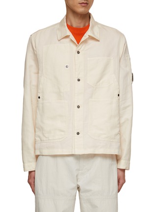 Main View - Click To Enlarge - C.P. COMPANY - Logo Button Overshirt