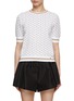 Main View - Click To Enlarge - HERNO - Monogram Knit Top