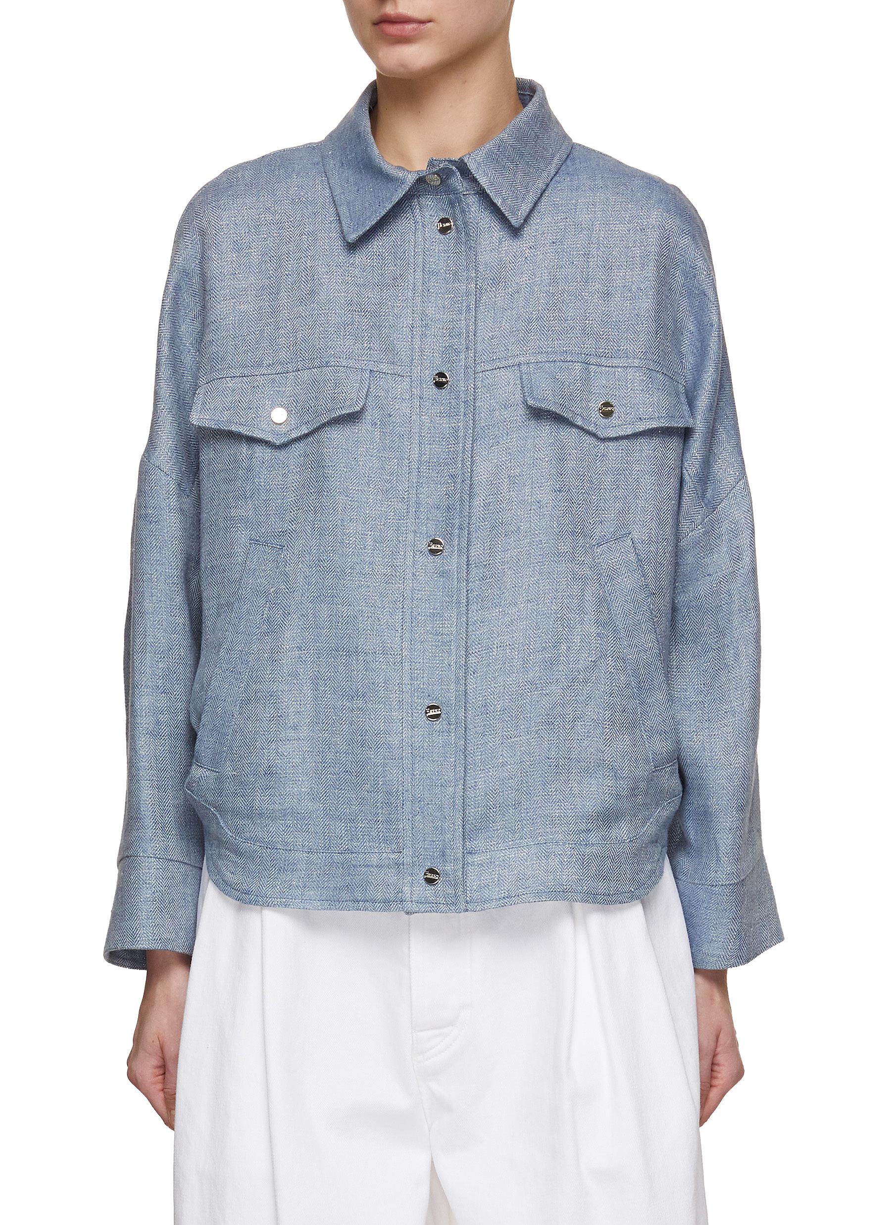 HERNO | Linen Shirt Jacket | Women | Lane Crawford