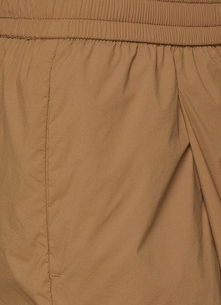  - HERNO - Drawstring Waist Cropped Nylon Pants