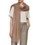Figure View - Click To Enlarge - BRUNELLO CUCINELLI - Striped Scarf