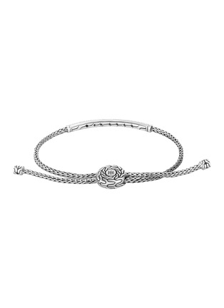 Detail View - Click To Enlarge - JOHN HARDY - Classic Chain Sterling Silver Ruby Mini Chain Bracelet — Size S-M