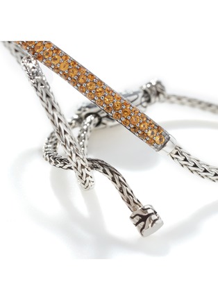  - JOHN HARDY - Classic Chain Sterling Silver Citrine Mini Chain Bracelet — Size S-M
