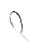 Detail View - Click To Enlarge - JOHN HARDY - Classic Chain Blue Sapphire Twisted Hammered Sterling Silver Kick Cuff — Size M