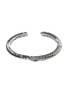Main View - Click To Enlarge - JOHN HARDY - Classic Chain Blue Sapphire Twisted Hammered Sterling Silver Kick Cuff — Size M