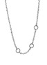 Detail View - Click To Enlarge - JOHN HARDY - Classic Chain Sterling Silver Amulet Connector Knife Edge Necklace — Size 20