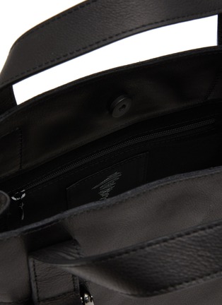 Detail View - Click To Enlarge - DISCORD YOHJI YAMAMOTO - Zipper Small Shoulder Bag