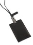 Detail View - Click To Enlarge - DISCORD YOHJI YAMAMOTO - Twist Leather Cardholder Necklace