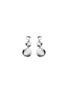 Main View - Click To Enlarge - JOHN HARDY - Dot Hammered Sterling Silver Triple Drop Linear Earrings