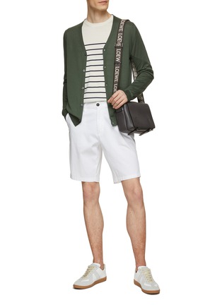 Figure View - Click To Enlarge - JOHN SMEDLEY - Whitchurch Sea Isalnd Cotton Cardigan
