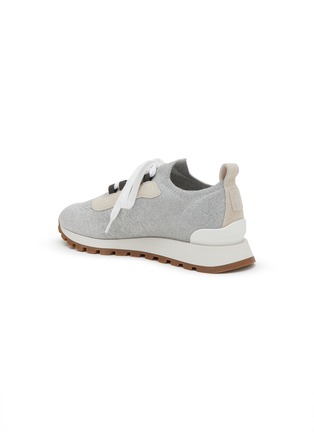  - BRUNELLO CUCINELLI - Cotton Knit Low Top Runners