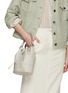 Figure View - Click To Enlarge - BRUNELLO CUCINELLI - Monili Embellished Leather Bucket Bag