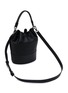 Detail View - Click To Enlarge - BRUNELLO CUCINELLI - Leather Bucket Bag with Bead-embellished Handle