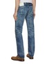 Back View - Click To Enlarge - WASHI - Kozo Enyou Distressed Jeans