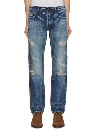 Main View - Click To Enlarge - WASHI - Kozo Enyou Distressed Jeans