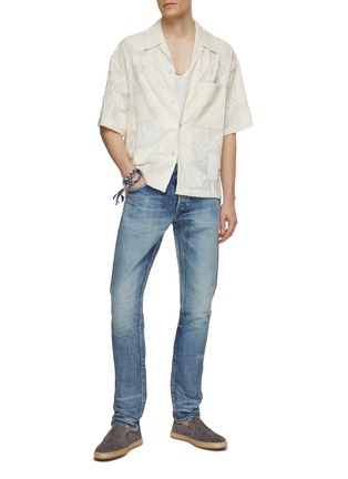 Figure View - Click To Enlarge - WASHI - Hishi Kauu Slim Tapered Jeans