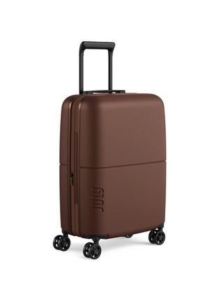 Detail View - Click To Enlarge - JULY - Carry On Light Expandable Suitcase — Dark Brown