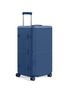 Detail View - Click To Enlarge - JULY - Checked Trunk Suitcase — French Blue