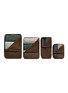 Detail View - Click To Enlarge - JULY - Packing Cells Set of 4 — Dark Brown