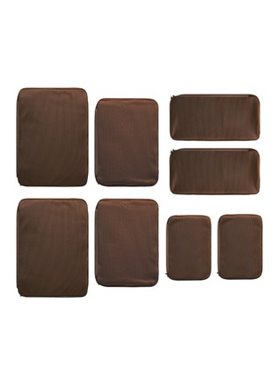Detail View - Click To Enlarge - JULY - Packing Cells Set of 8 — Dark Brown