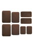 Detail View - Click To Enlarge - JULY - Packing Cells Set of 8 — Dark Brown