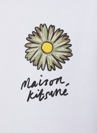  - MAISON KITSUNÉ - Floating Flower Print Comfort Cotton T-Shirt