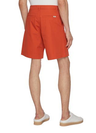 Back View - Click To Enlarge - MAISON KITSUNÉ - Board Cotton Shorts