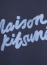  - MAISON KITSUNÉ - Handwriting Appliqué Cotton Hoodie