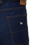  - MAISON KITSUNÉ - Fox Embroidered Straight Leg Jeans