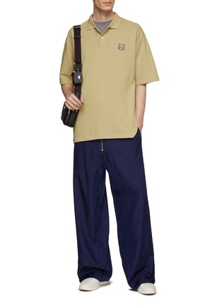Figure View - Click To Enlarge - MAISON KITSUNÉ - Bold Fox Head Patch Cotton Polo Shirt