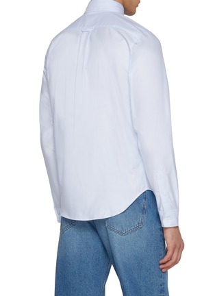 Back View - Click To Enlarge - MAISON KITSUNÉ - Mini Fox Head Classic Cotton Shirt