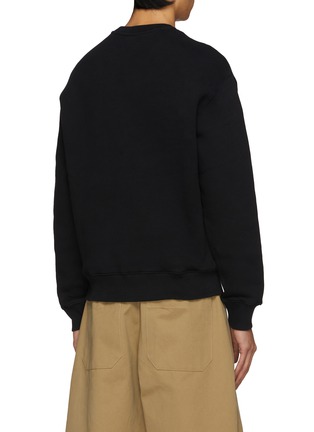 Back View - Click To Enlarge - MAISON KITSUNÉ - Speedy Fox Patch Cotton Sweatshirt