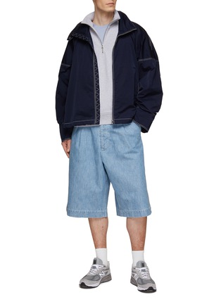 Figure View - Click To Enlarge - MAISON KITSUNÉ - Fox Head Patch Comfort Cotton Sweatshirt