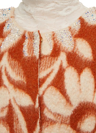  - LONGING FOR SLEEP - Daisies Bead Embellished Wool Coat