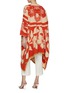 Back View - Click To Enlarge - LONGING FOR SLEEP - Crystal Embordered Wool Orchid Long Coat