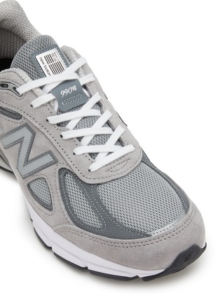 Detail View - Click To Enlarge - NEW BALANCE - 990v4 Low Top Lace Up Sneakers