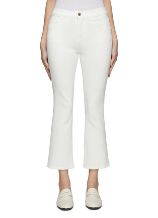 Main View - Click To Enlarge - ST. JOHN - Flared Leg Cropped Jeans